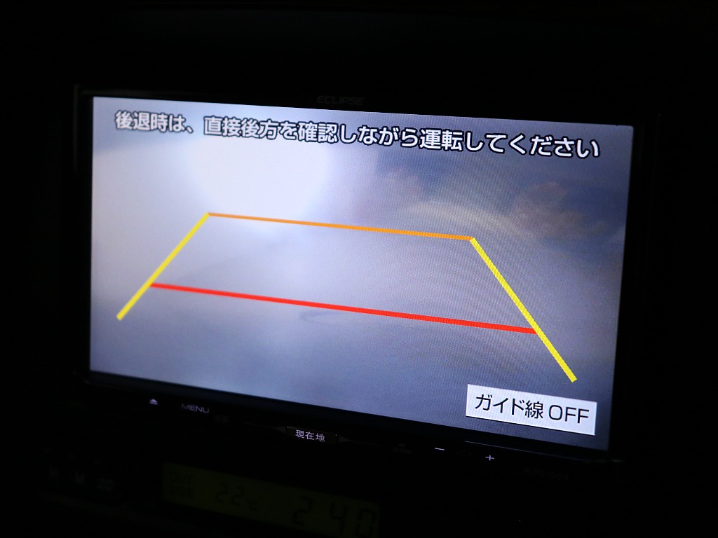 バックカメラも完備！
