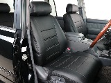 新品ブラックレザーシートカバー！これがあるだけで車内がまとまります！