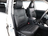 ブラックレザー調シートカバーを新品でインストール！