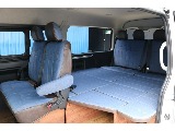 FLEXオリジナル デニム調シートカバーを装着済み！　丈夫で座り心地がとても良いシートカバーです。