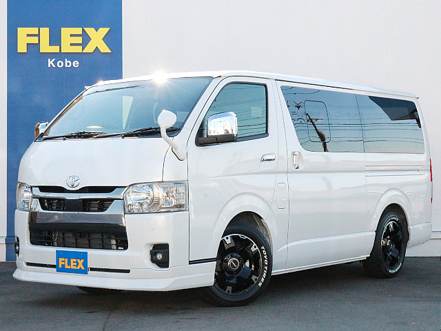 ☆未登録新車☆　ハイエースVスーパーGLガソリン2WDダークプライムⅡ特別仕様車をベースに【FLEXシートアレンジVer4】を施工！　車中泊に対応したバン専用のシートアレンジです。