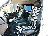 FLEXオリジナル ファブリックシートカバーを装着済み！　丈夫で座り心地がとても良いシートカバーです。車内に統一感を与えると共に、純正シートの保護効果も期待出来ます。