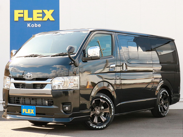 ☆新車☆　ハイエースVディーゼルターボ2WDダークプライムⅡ特別仕様車に車中泊対応のベッドキットType2を搭載！　仕事にもレジャーにも使える一台です！　全国陸送納車OK！