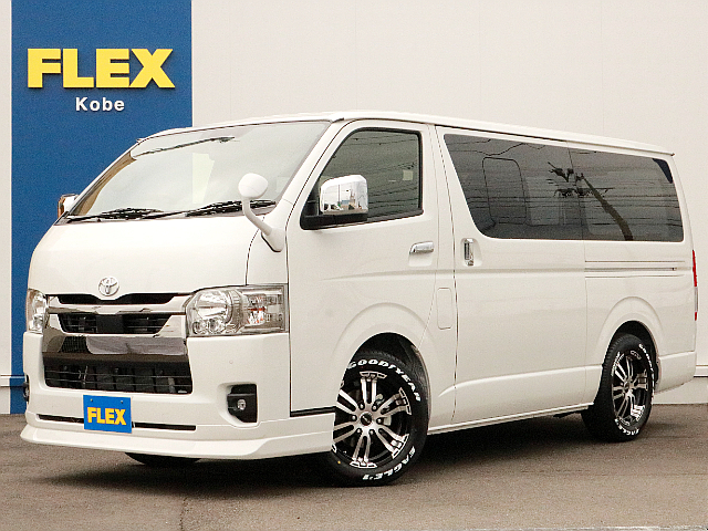 ☆新車☆　ハイエースVディーゼルターボ2WDダークプライムⅡ特別仕様車が神戸店に入庫しました！　車中泊対応のベッドキットType2を搭載した一台！　全国陸送OK！