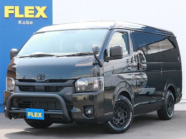☆新車☆　ワゴンGLガソリン2WDシートアレンジVer1が入庫！　メッキパーツ等塗装済みのブラックパッケージ！　カスタムパーツを多数装着し、オフロード仕様に仕上げた一台！　全国陸送納車OK！