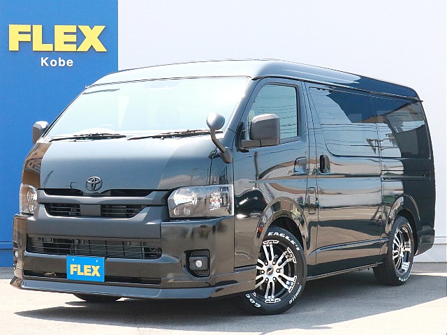 ☆新車☆　ワイドバン　ディーゼルターボ2WDに車中泊対応のベッドキットType2を搭載！　メッキパーツ全てマットブラック塗装し、ヘッドライトもインナーブラックのブラックパッケージが完成！