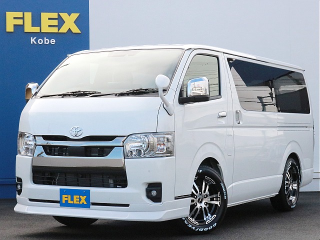 ☆新車☆　ハイエースVディーゼルターボ2WDダークプライムⅡ特別仕様車に車中泊対応のベッドキットType2を搭載！　仕事にもレジャーにも使える一台です！　全国陸送納車OK！
