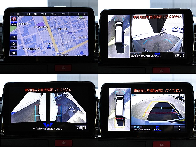 パナソニック製９インチナビにはパノラミックビューモニター付き