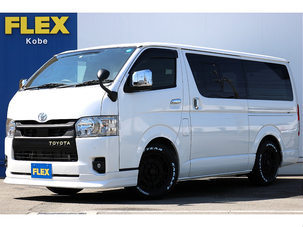 R5年ハイエースＶダークプライムⅡガソリン２ＷＤカスタム車両の入庫