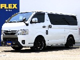 R6年ハイエースVダークプライムⅡディーゼル４WDカスタム車両の入庫