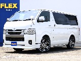 R5年ハイエースVダークプライムⅡディーゼル２WDカスタム車両の入庫
