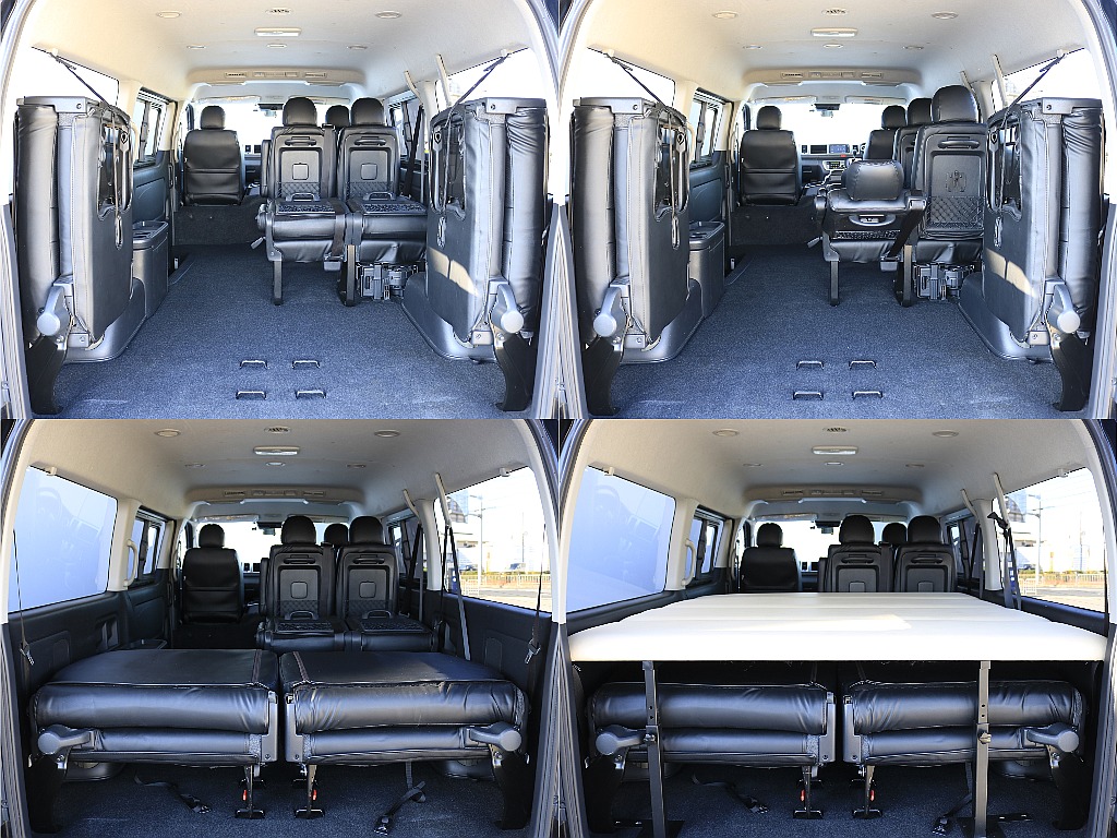 ４列目跳ね上げれば広々ラゲッジスペース