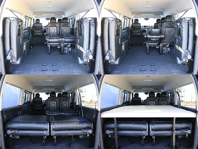 ４列目跳ね上げれば広々ラゲッジスペース