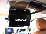 アルパイン製フリップダウンモニター
