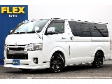 R3年ハイエースVダークプライムⅡディーゼル２WDカスタム車両の入庫