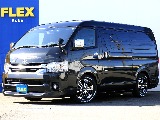 R4年ハイエースワイドVダークプライムⅡディーゼル２WDカスタム車両の入庫