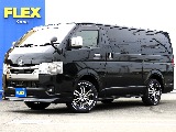 R4年ハイエースVダークプライムⅡディーゼル４WDカスタム車両の入庫
