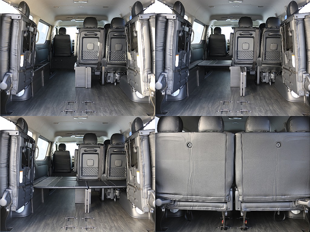 ４列目跳ね上げれば広々ラゲッジスペース