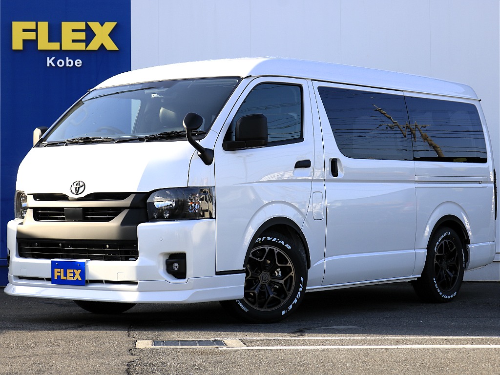 新車ハイエースワゴンGLガソリン２WD床張りベッドキットPKGの完成