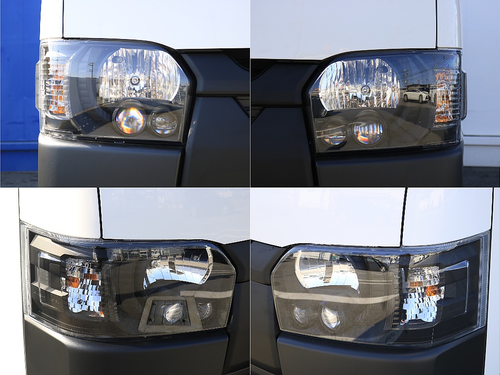 ヘッドライトインナーブラック塗装