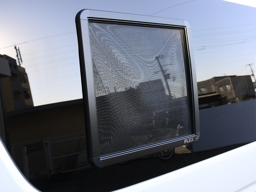 小窓付きガラスに交換済みで両側アミエース付き