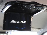 アルパイン製12.8型フリップダウンモニター