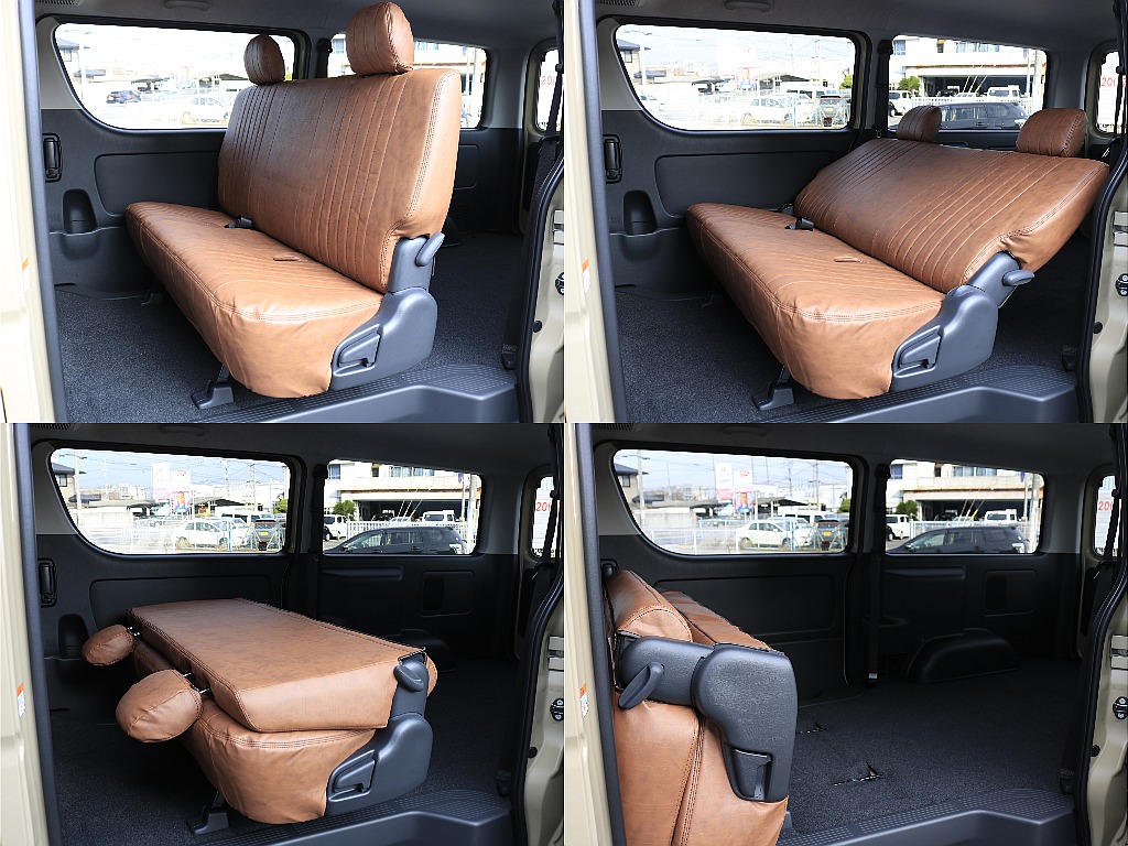 大人３人乗車可能なリアシート