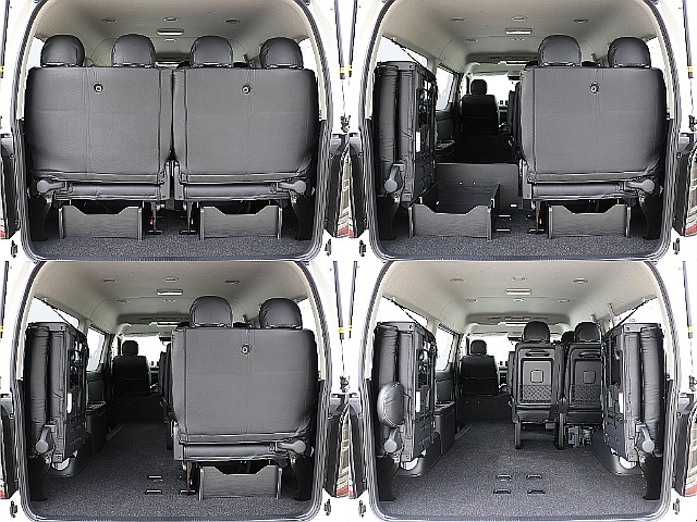 ４列目跳ね上げれば広々ラゲッジスペース