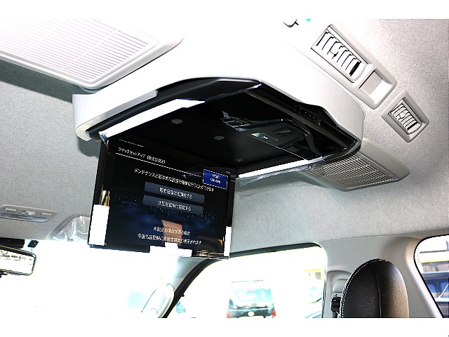 アルパイン製12.8型フリップダウンモニター