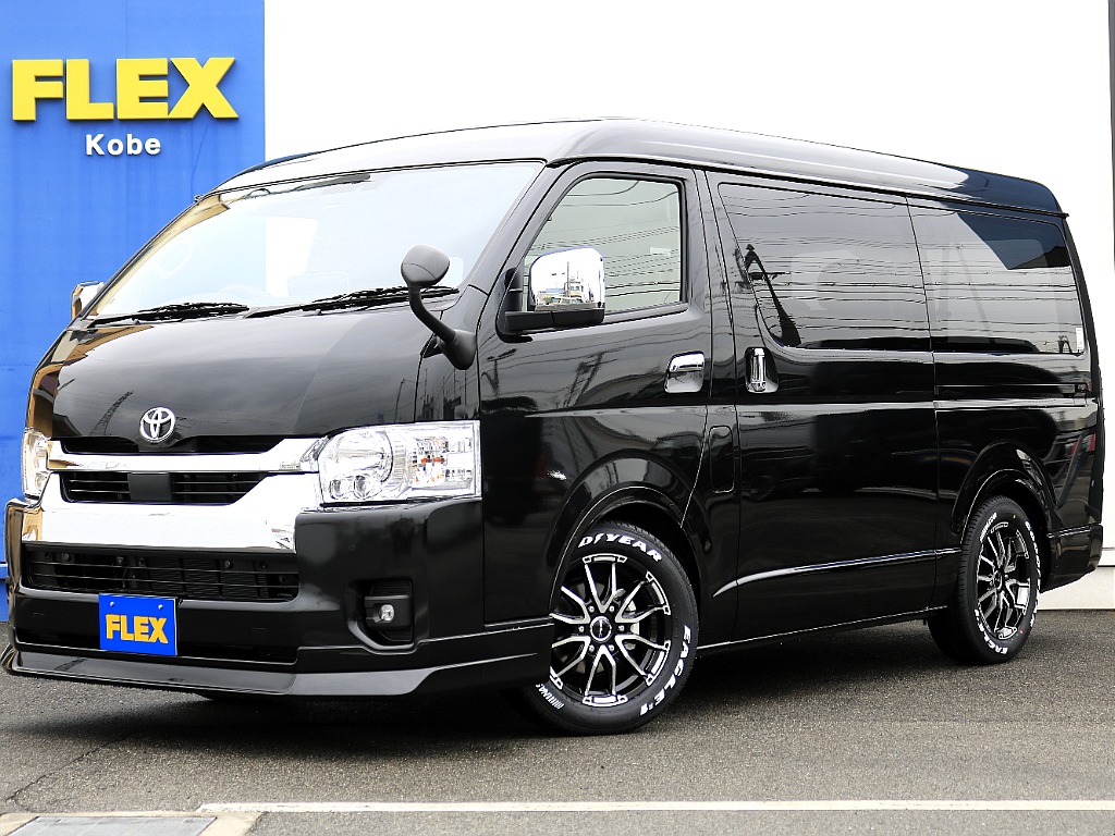 新車ハイエースワゴンガソリン２WDオリジナル内装架装Ver5カスタム車両の入庫