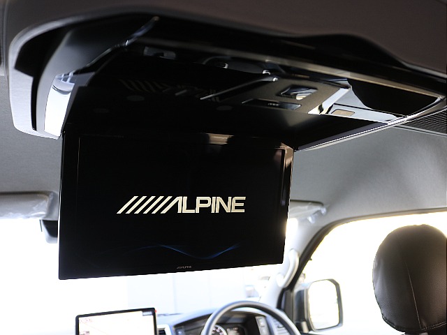 アルパイン製12.8型フリップダウンモニタープラズマクラスター付き