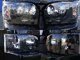 ヘッドライトインナーブラック塗装