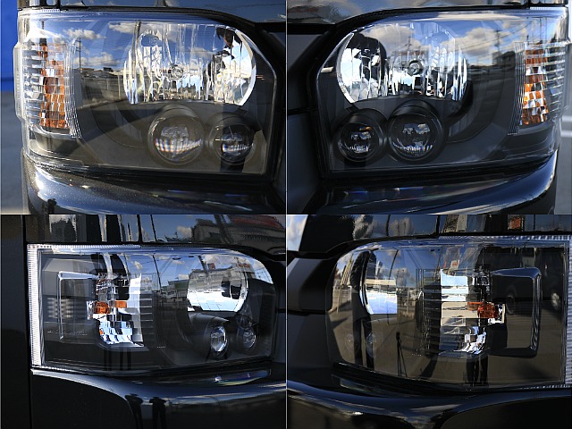 ヘッドライトインナーブラック塗装