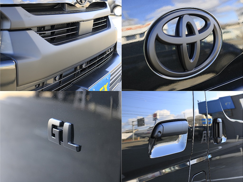 エンブレム類マッドブラック塗装