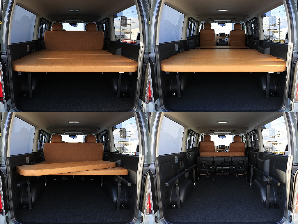 オリジナルベッドキットは５段階調整可能