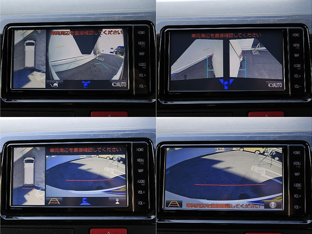 純正ナビにはパノラミックビューモニター付き