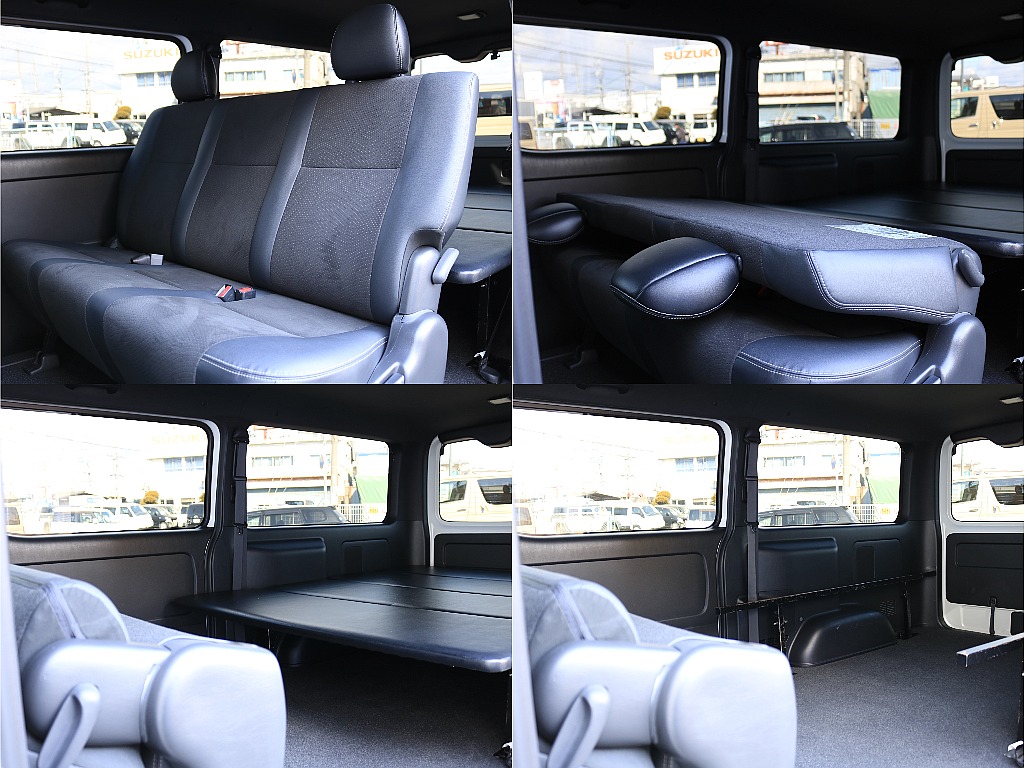 大人３人乗車可能なリアシート