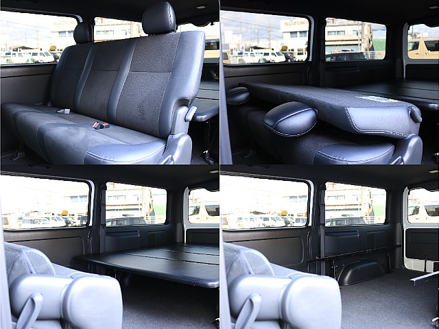 大人３人乗車可能なリアシート