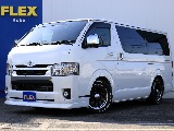 R2年ハイエースVダークプライムⅡディーゼル２ＷＤカスタム車両の入庫