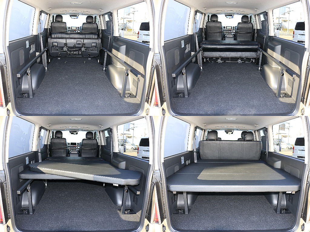 オリジナルベッドキットは５段階調整可能