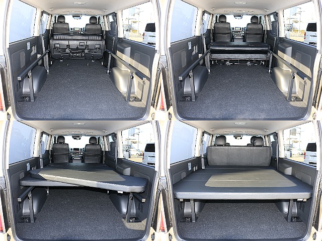 オリジナルベッドキットは５段階調整可能