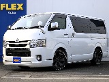 R2年ハイエースダークプライムⅡガソリン２ＷＤカスタム車両の入庫