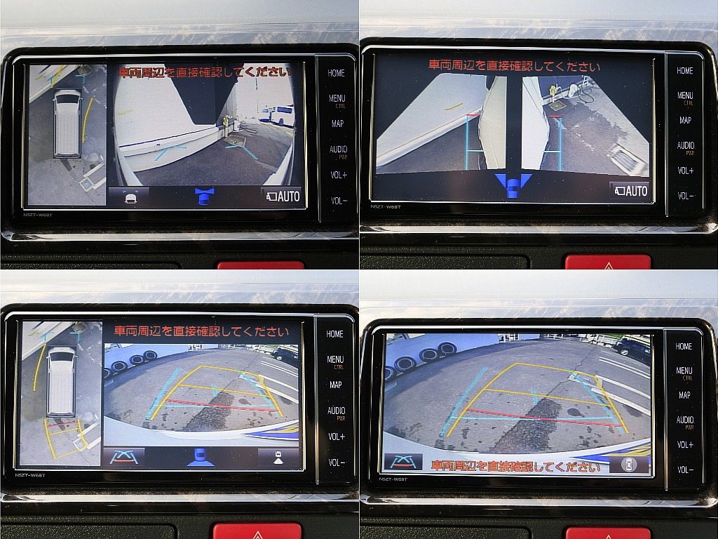 純正ナビにはパノラミックビューモニター付き