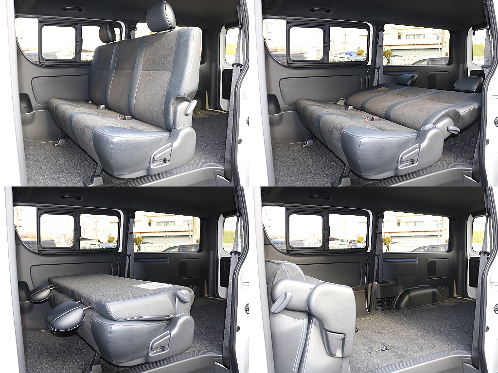 大人３人乗車可能なリアシート