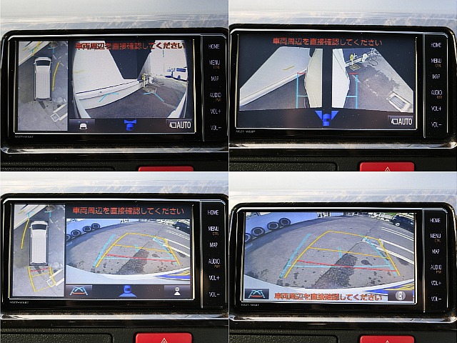 純正ナビにはパノラミックビューモニター付き