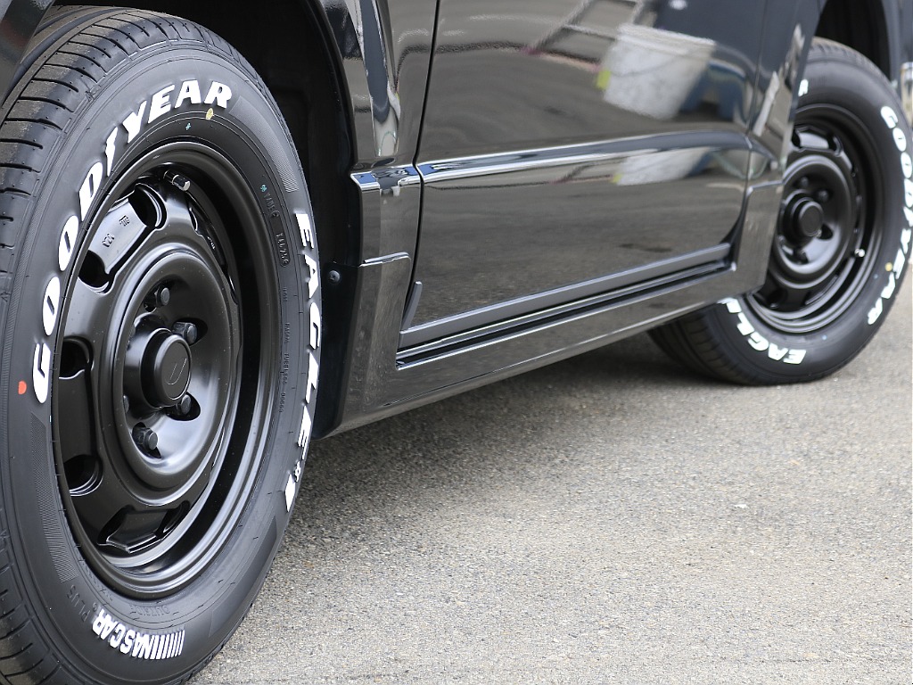 定番のナスカータイヤを装着