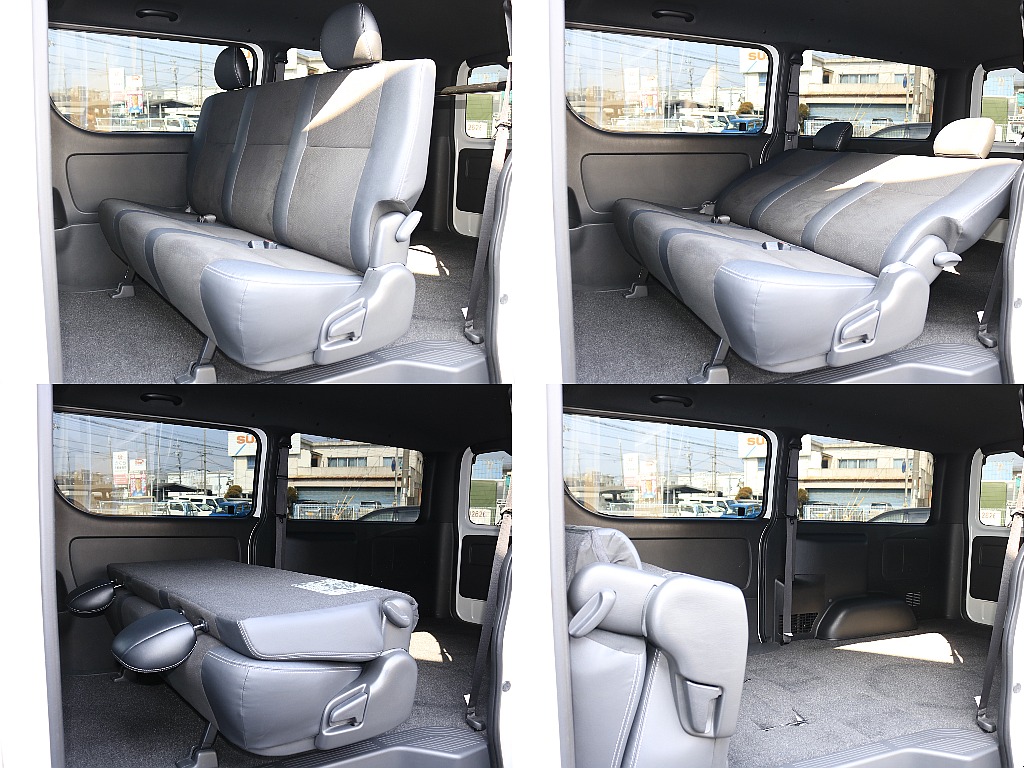 大人３人乗車可能なリアシート