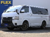 R6年ハイエースVダークプライムⅡディーゼル４WDカスタム車両の入庫