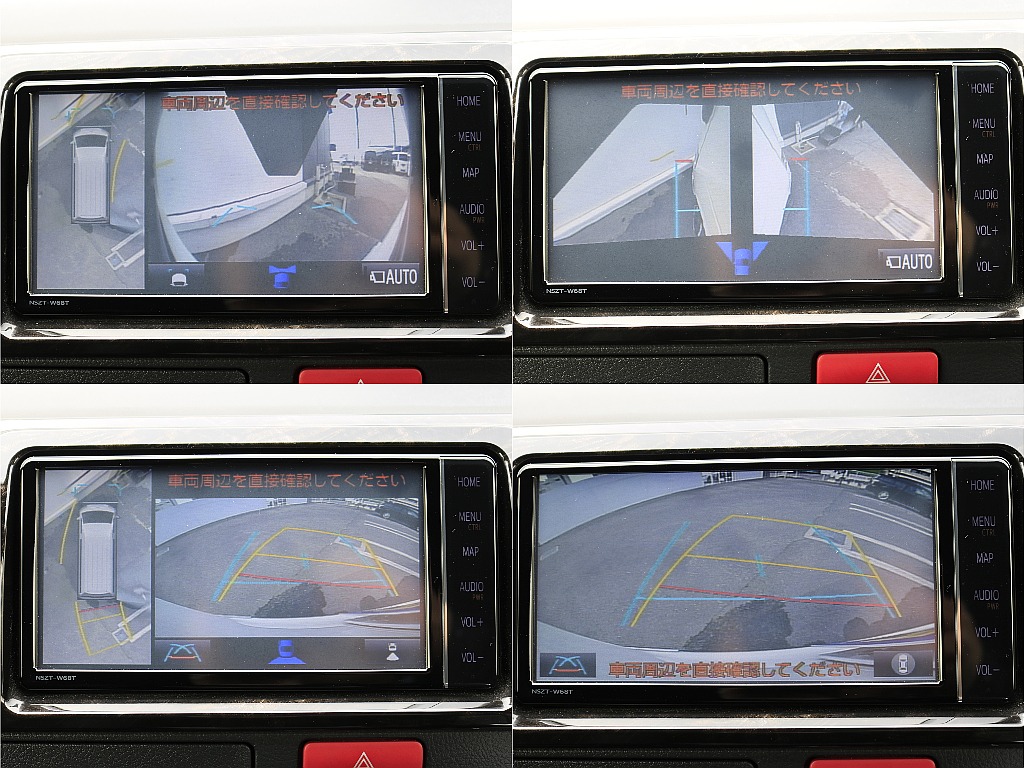 純正ナビにはパノラミックビューモニター付き