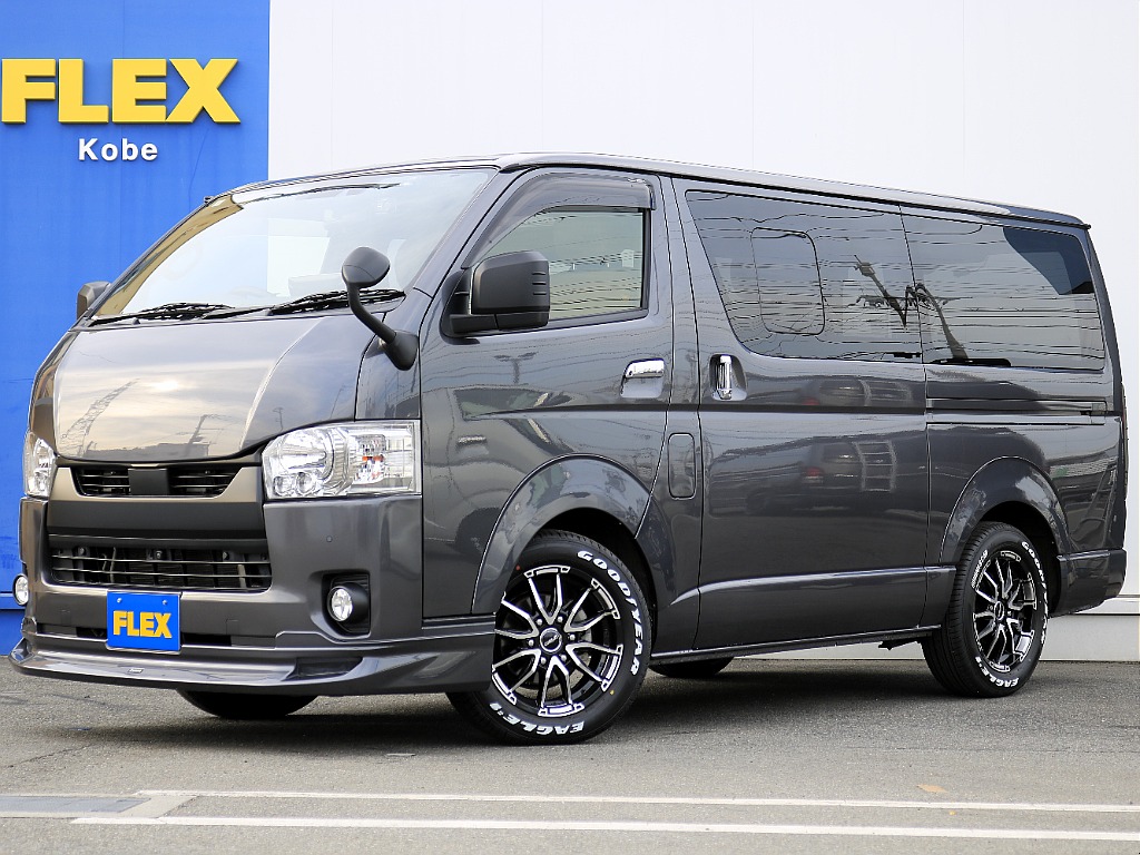 新品オリジナルDelf06　17インチアルミホイール　新品ナスカータイヤ　Big-x11ナビ　12.8型フリップダウンモニター　バッドフェイスボンネット　ベッドキット